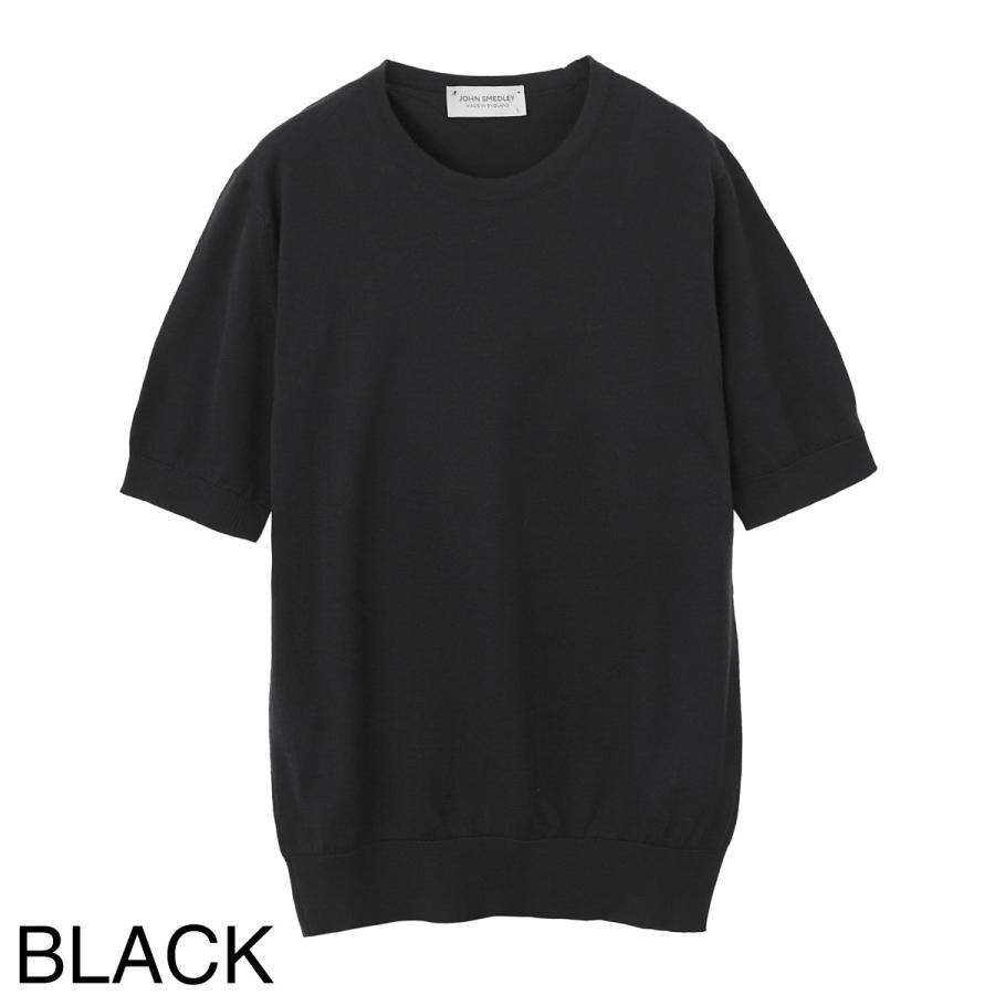 ジョンスメドレー JOHN SMEDLEY クルーネック半袖ニット NELL シーアイランドコットン 30ゲージ MODERN FIT レディース | JOHN SMEDLEY | 18