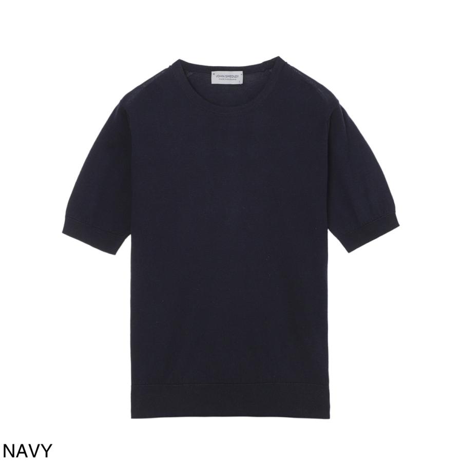 ジョンスメドレー JOHN SMEDLEY クルーネック半袖ニット NELL シーアイランドコットン 30ゲージ MODERN FIT レディース | JOHN SMEDLEY | 01