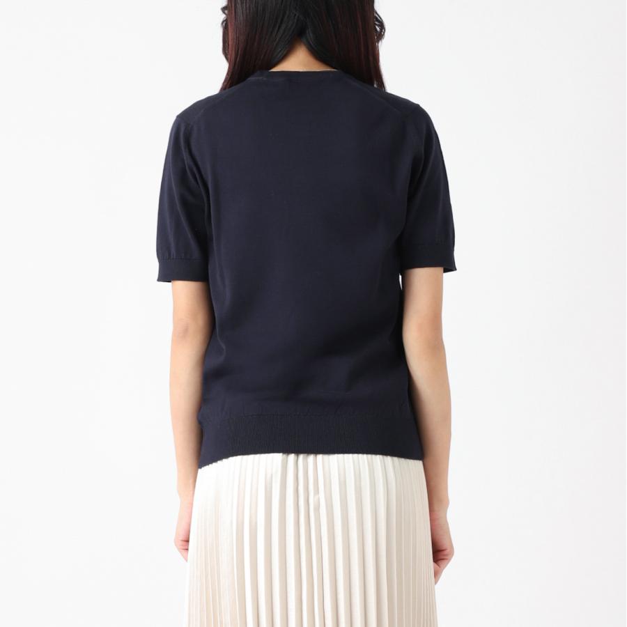 JOHN SMEDLEY（ジョンスメドレー） クルーネック半袖ニット NELL シー