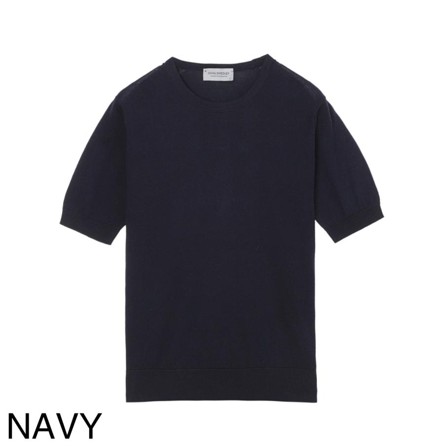 ジョンスメドレー JOHN SMEDLEY クルーネック半袖ニット NELL シーアイランドコットン 30ゲージ MODERN FIT レディース | JOHN SMEDLEY | 08