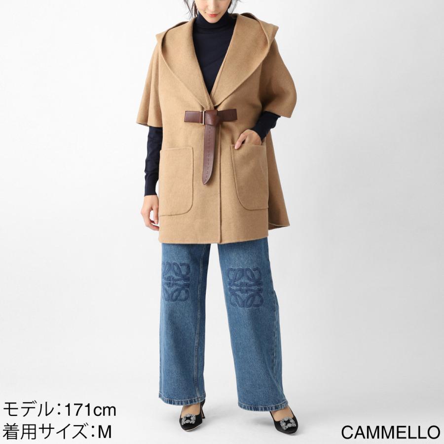 Max Mara（マックスマーラ） ケープ NEWDORICO ポンチョ ブラウン
