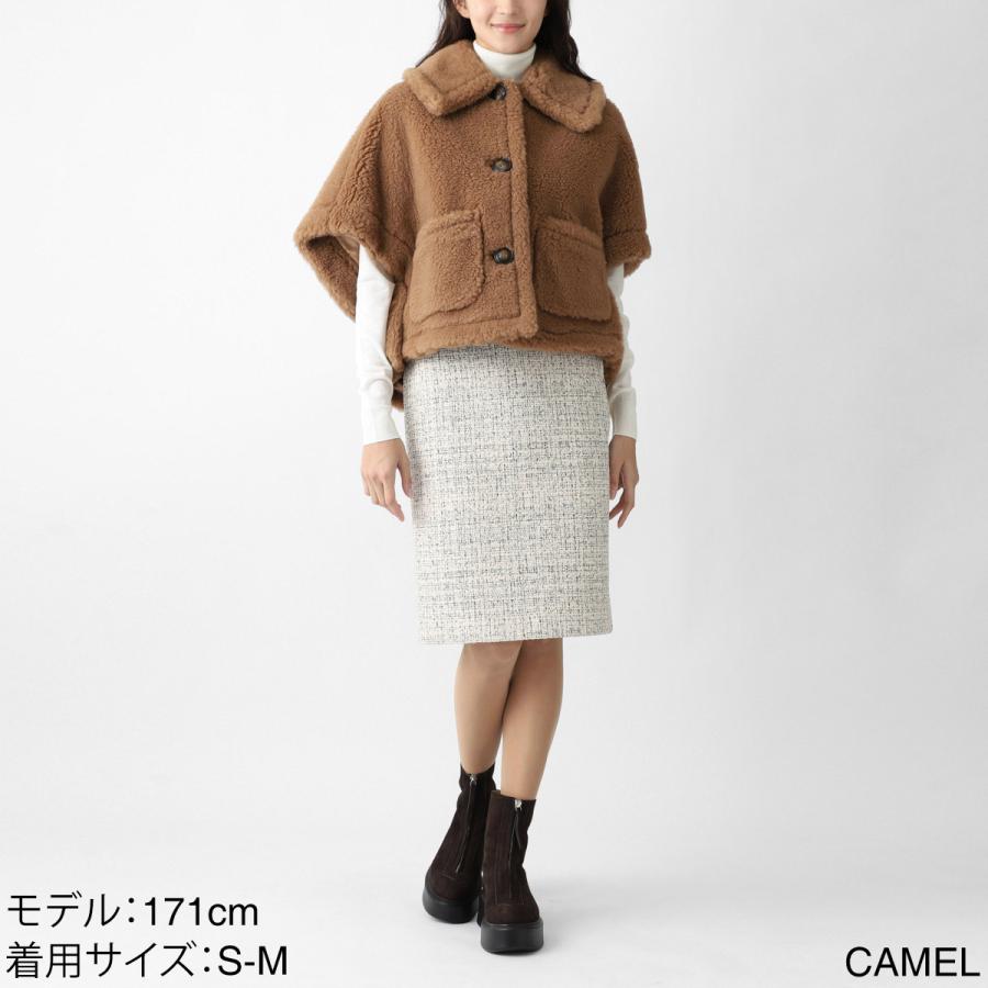 Max Mara（マックスマーラ） ケープ NEWTERZO ポンチョ ブラウン