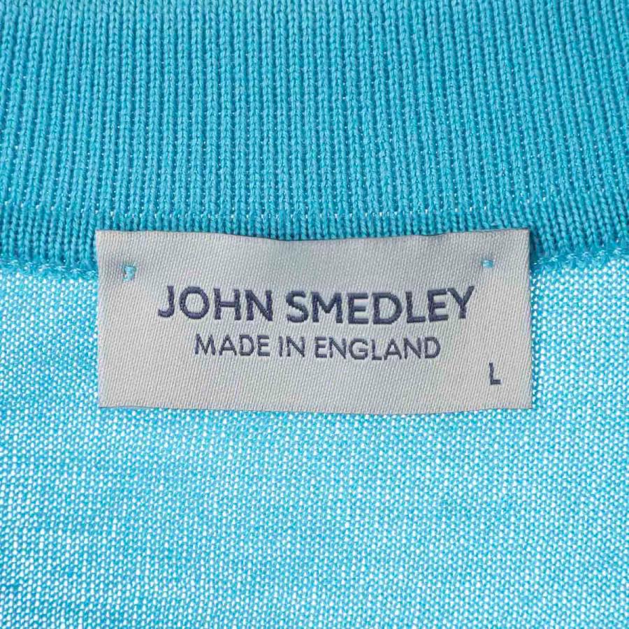 JOHN SMEDLEY（ジョンスメドレー） ニット ポロシャツ NOAH シー