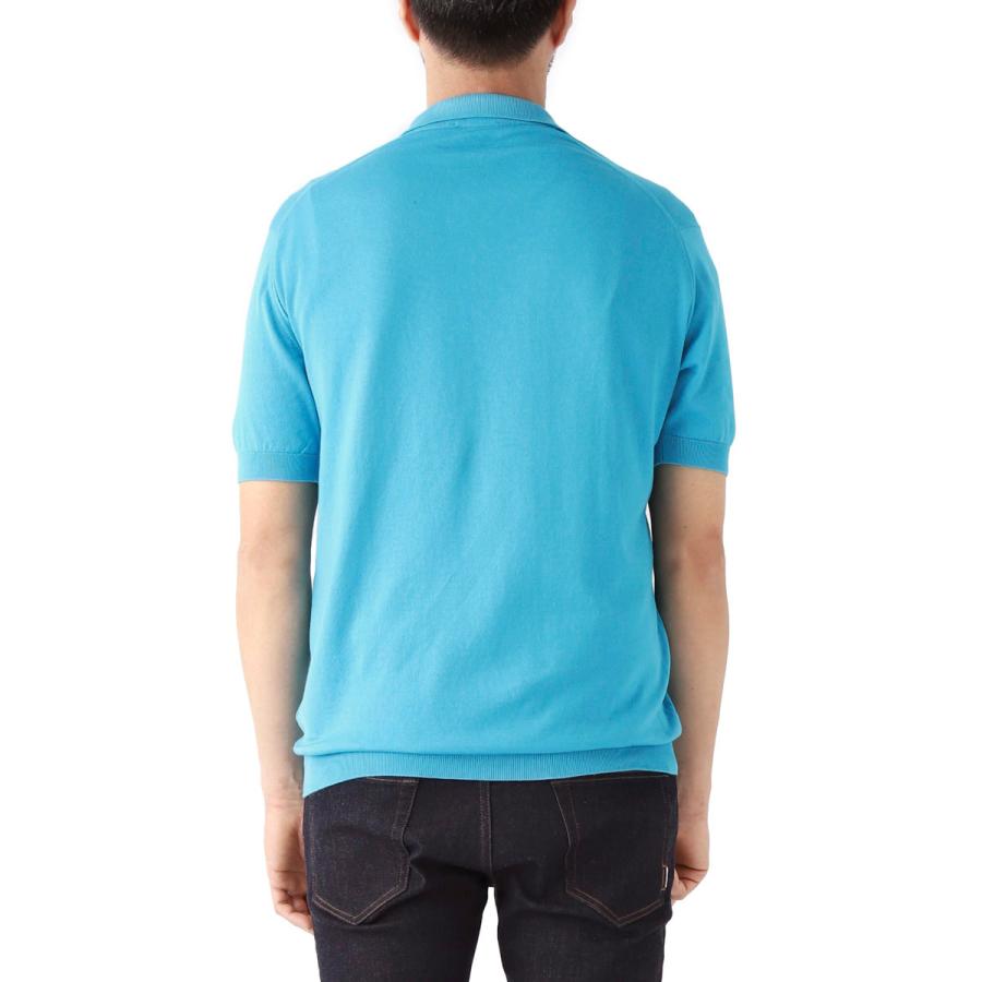 JOHN SMEDLEY（ジョンスメドレー） ニット ポロシャツ NOAH シー
