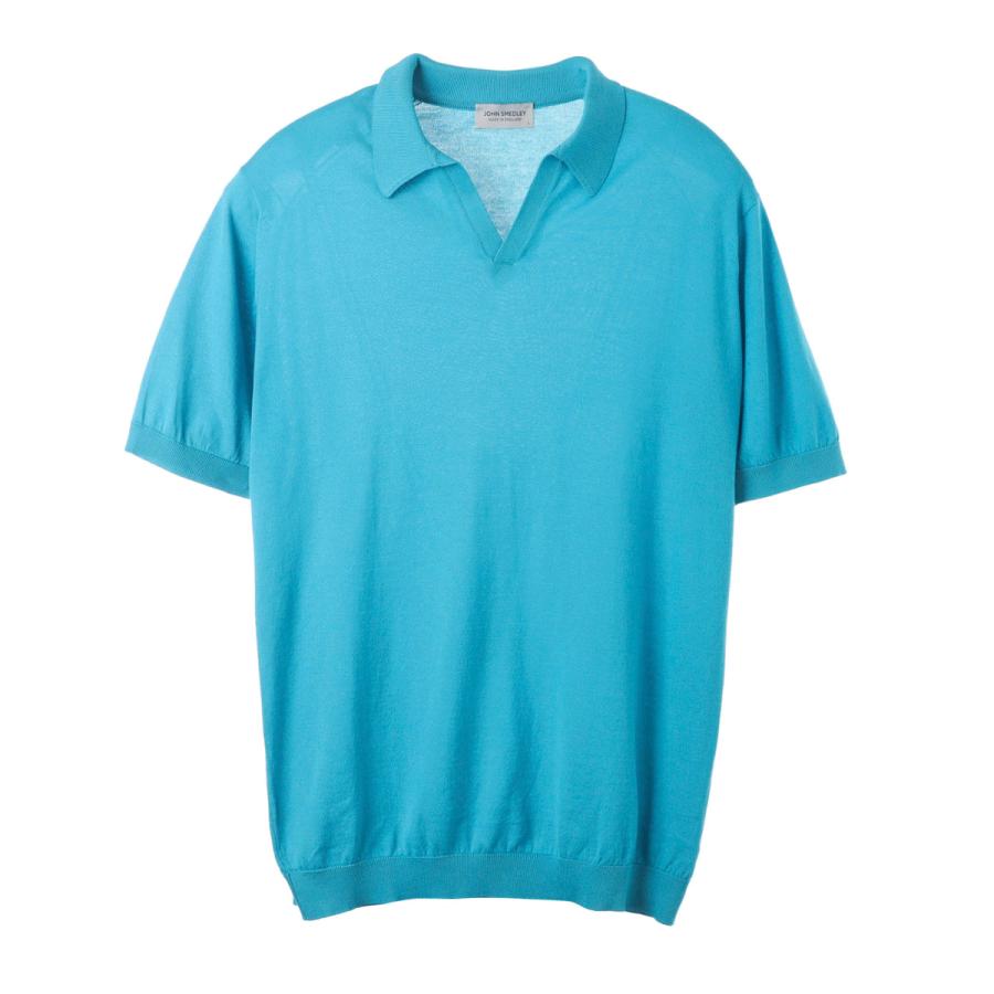 JOHN SMEDLEY（ジョンスメドレー） ニット ポロシャツ NOAH シー