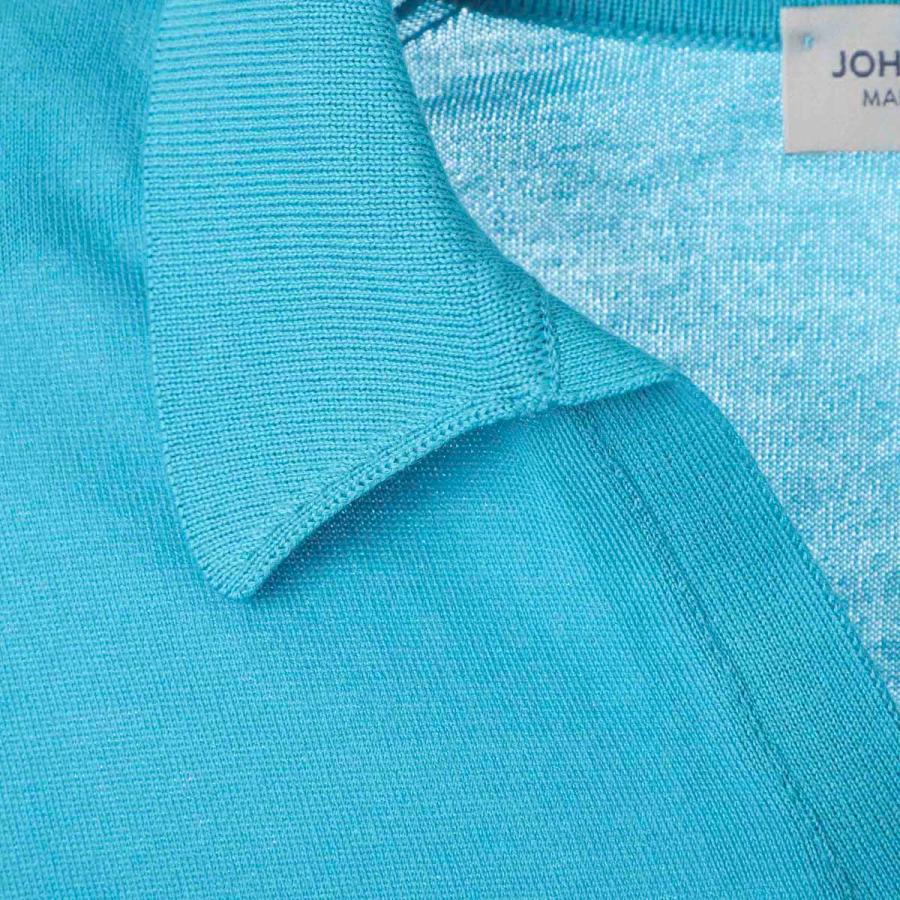 JOHN SMEDLEY（ジョンスメドレー） ニット ポロシャツ NOAH シー
