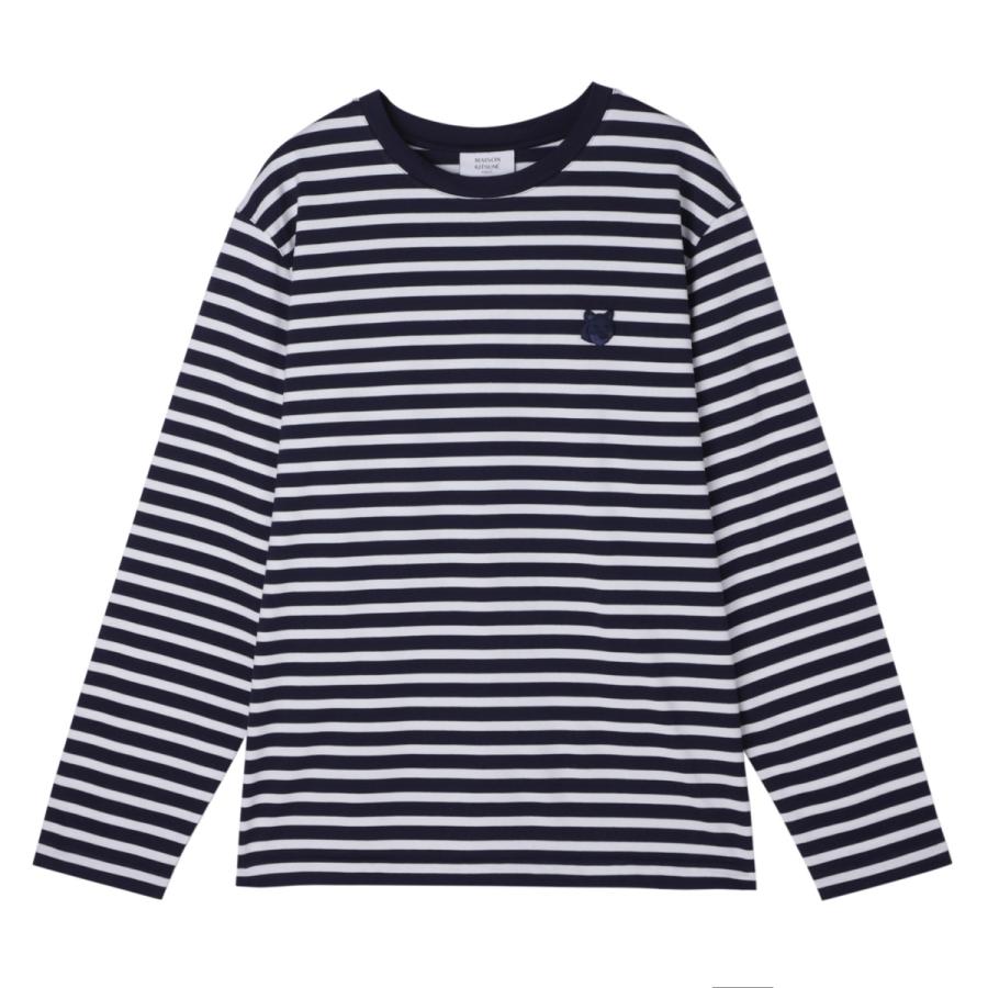 MAISON KITSUNE（メゾン キツネ） クルーネック 長袖Tシャツ BOLD FOX