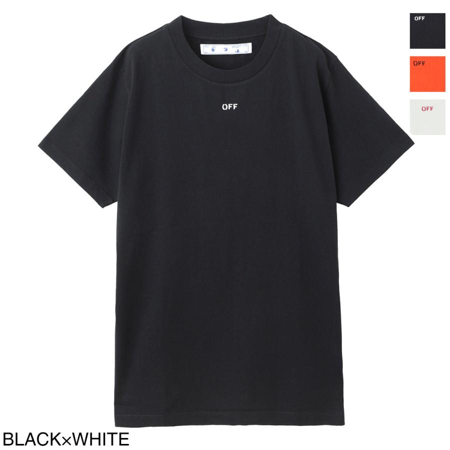 オフホワイト Off-White クルーネックTシャツ STENCIL S/S SLIM TEE 