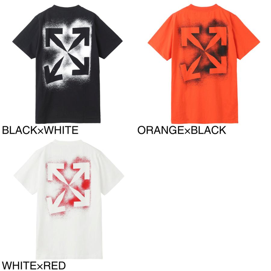 オフホワイト Off-White クルーネックTシャツ STENCIL S/S SLIM TEE 