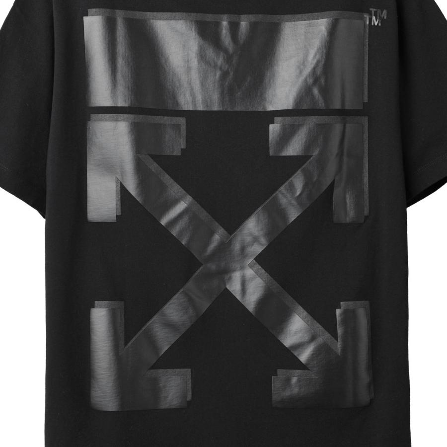 off-white オフホワイト　Tシャツ　黒 off white Off-White オフホワイト/アロープリントTシャツ
