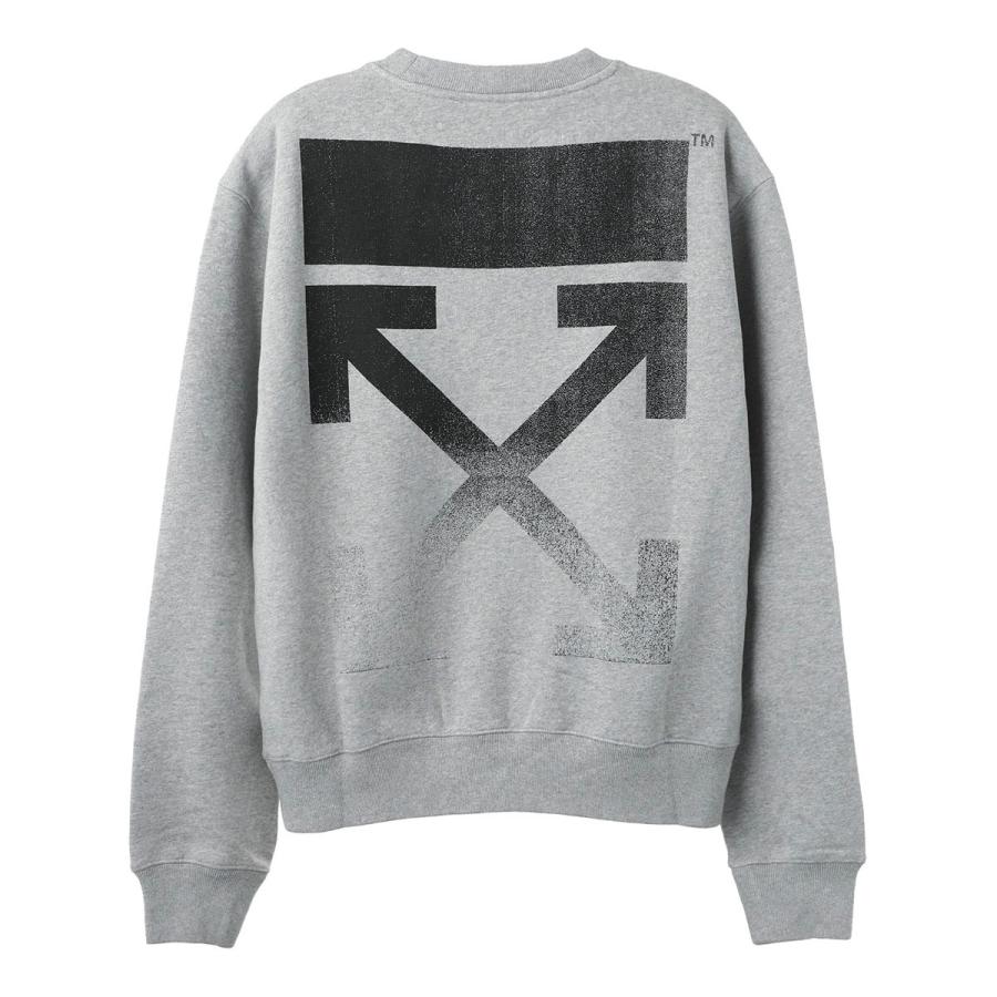 off white オフホワイト Off-White スウェット プルオーバー グレー
