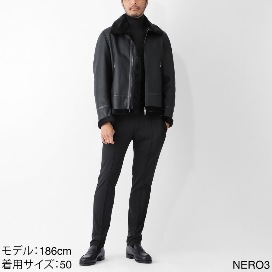 EMMETI（エンメティ） レザージャケット ORWELL ムートンジャケット