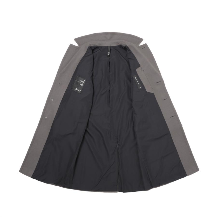 【新品／定価半額以下】HEVO OSTUNI ベルテッドコート HEVO イーヴォ シングルコート/ベルテッドコート/OSTUNI メンズ