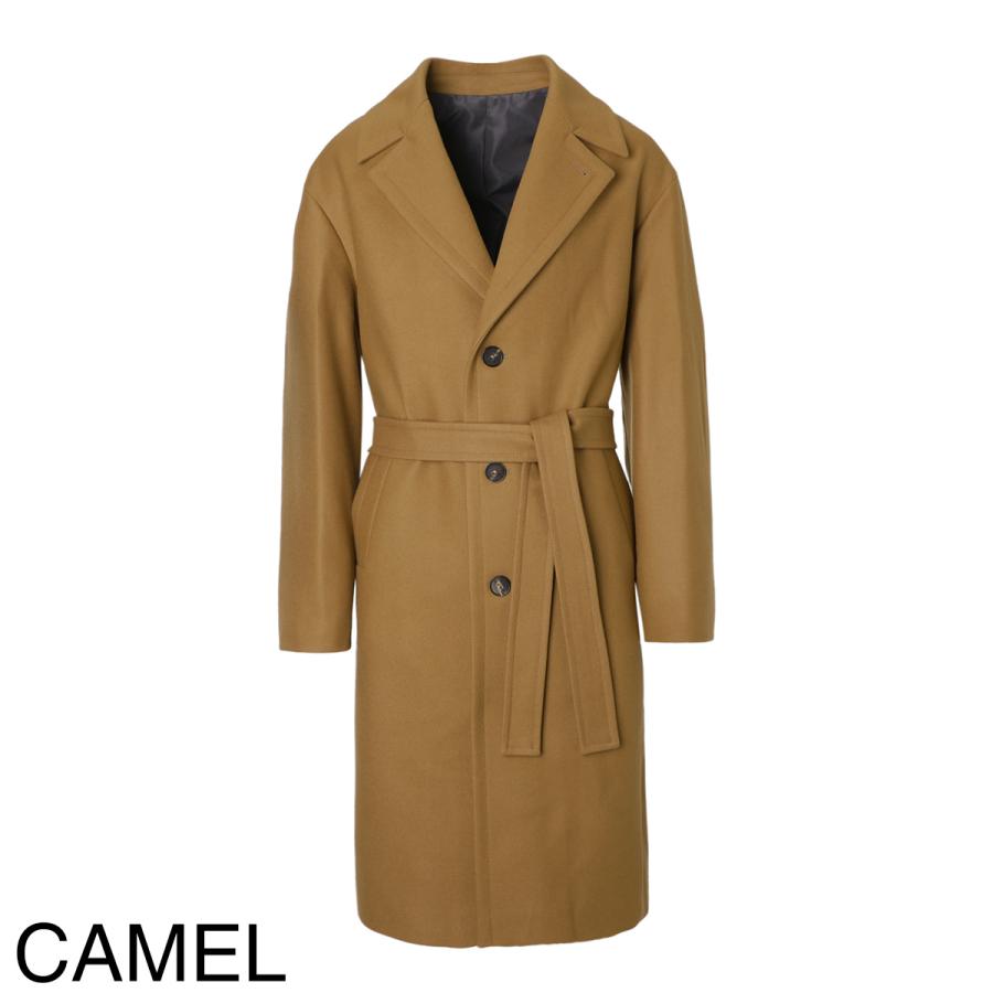 HEVO イーヴォ シングルコート OSTUNI ベルテッドコート メンズ