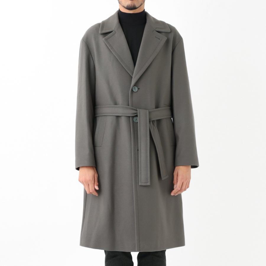 HEVO イーヴォ シングルコート OSTUNI ベルテッドコート メンズ