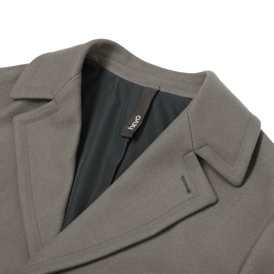 HEVO イーヴォ シングルコート OSTUNI ベルテッドコート メンズ