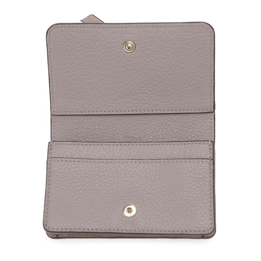 クロエ Chloe カードケース ALPHABET レディース chc21wp015f57-053-cashmeregrey｜mb-y｜04