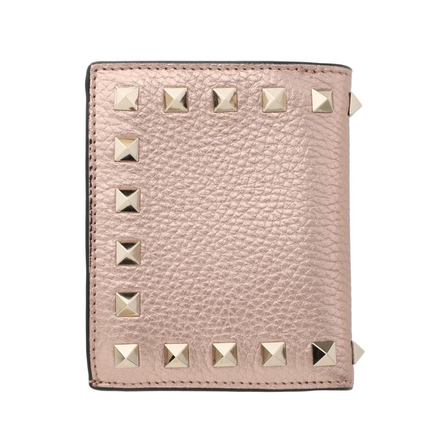 美品 VALENTINO GARAVANI スタッズ コンパクトウォレット VALENTINO GARAVANI（ヴァレンティノ ガラヴァーニ） VALENTINO