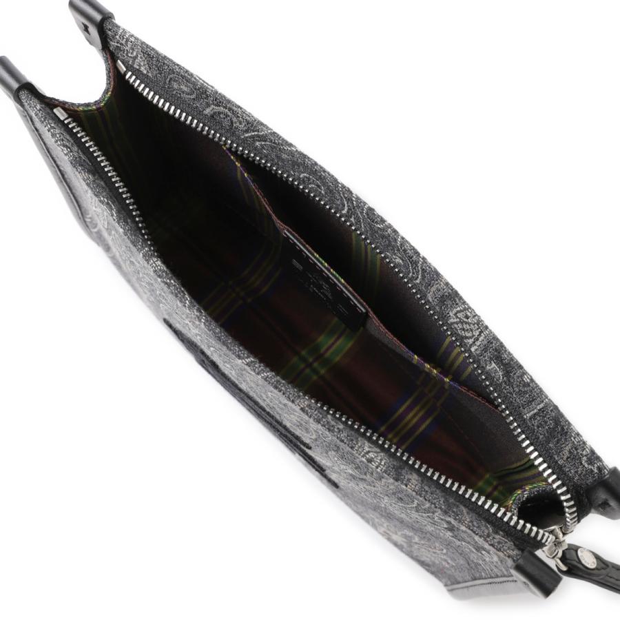 ETRO エトロ クラッチバッグ PAISLEY MEDIUM POACH ブラック