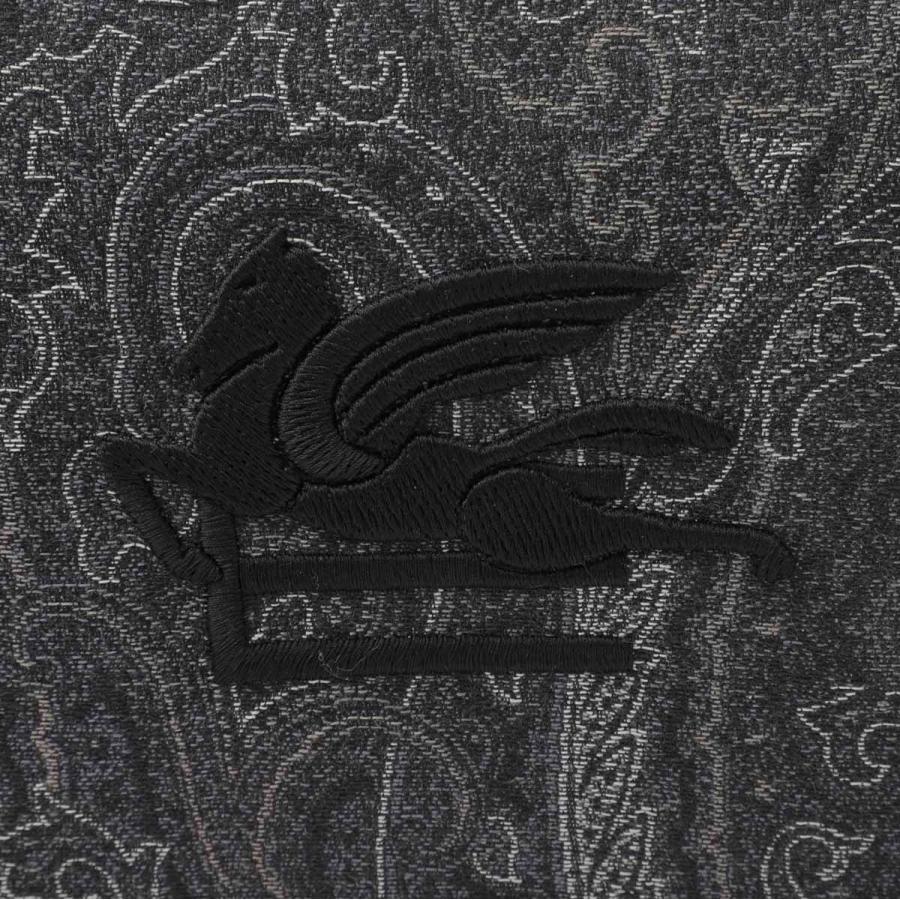 ETRO（エトロ） クラッチバッグ PAISLEY MEDIUM POACH ブラック メンズ 