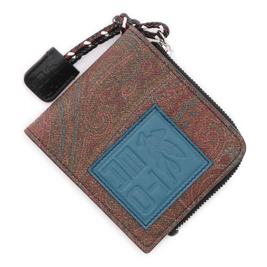 ETRO（エトロ） ETRO 2つ折り財布 小銭入れ付き レッド メンズ p1i452