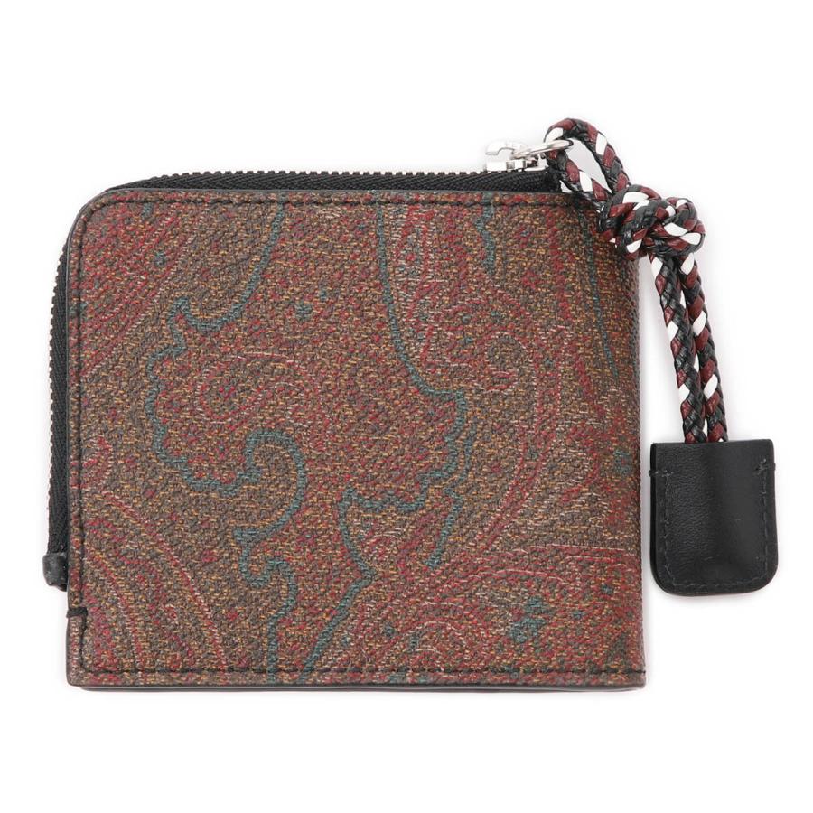ETRO（エトロ） ETRO 2つ折り財布 小銭入れ付き レッド メンズ p1i452