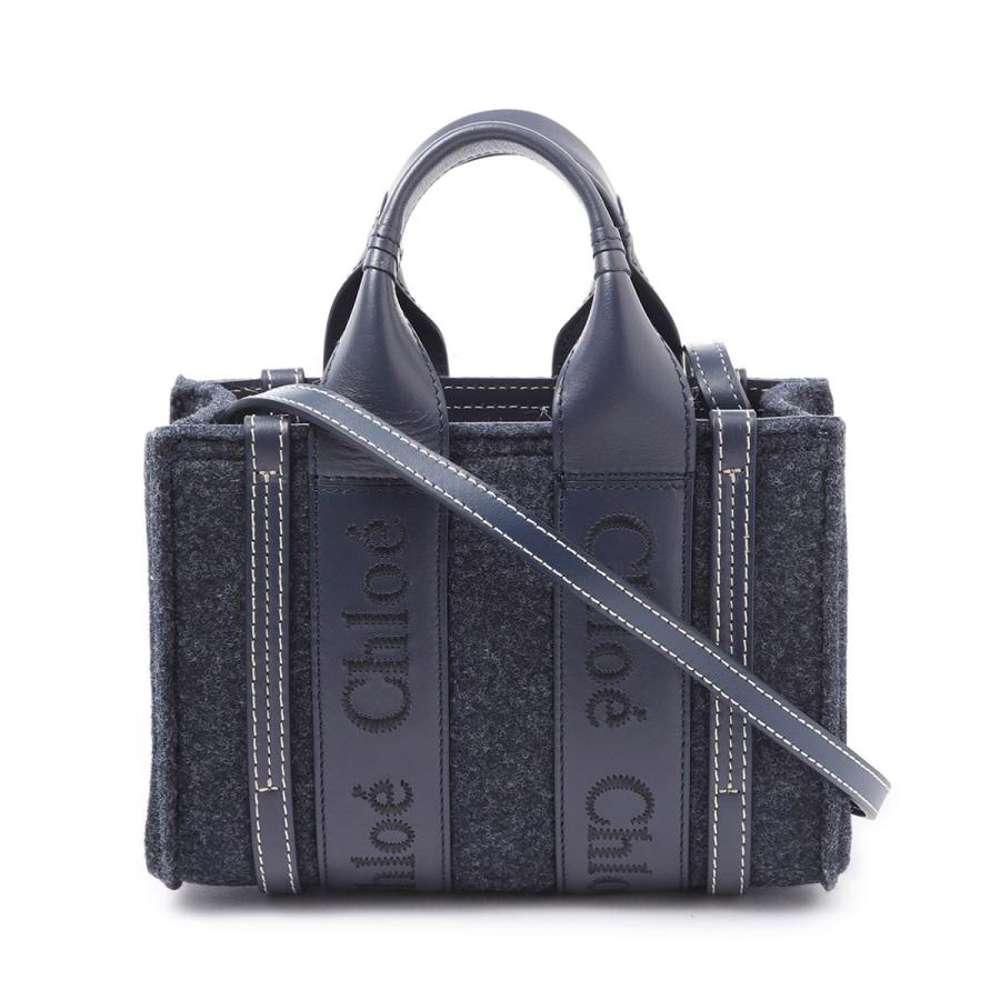 Chloe（クロエ） トートバッグ 2WAY WOODY レディース chc22wp237i58