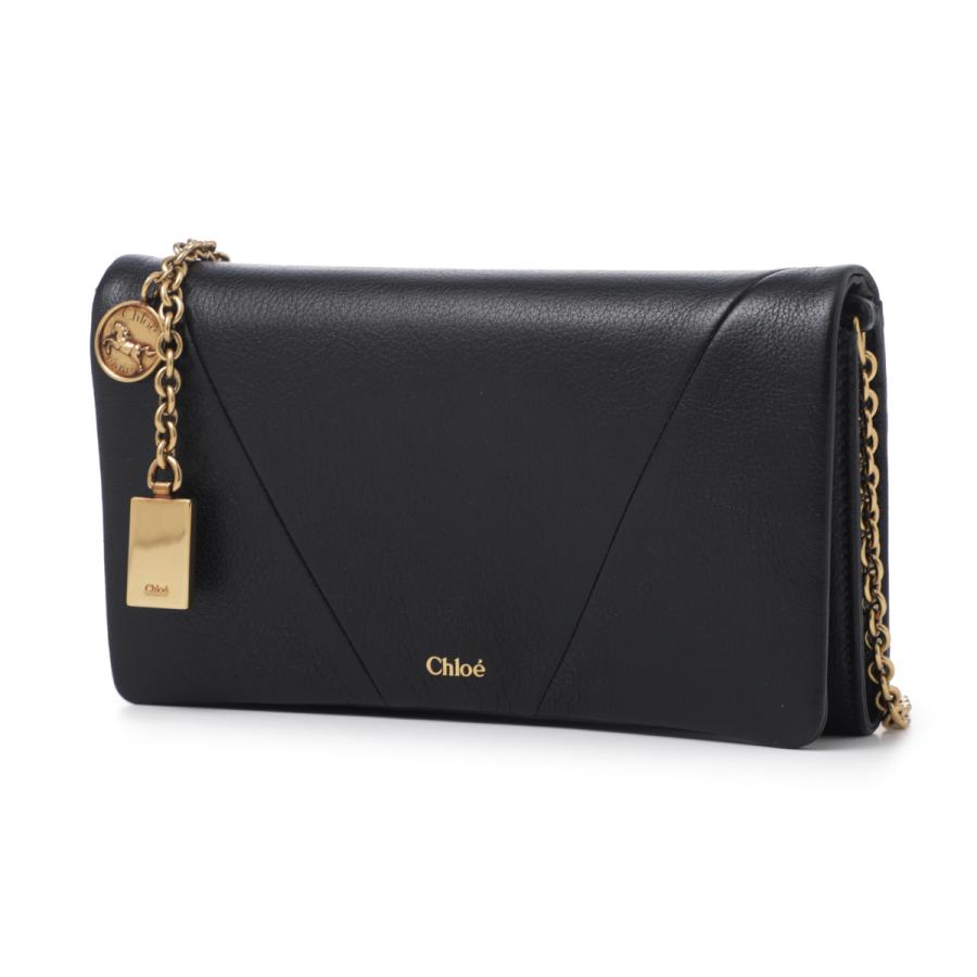 Chloe（クロエ） 長財布 小銭入れ付き CHLOE SPIN チェーンウォレット