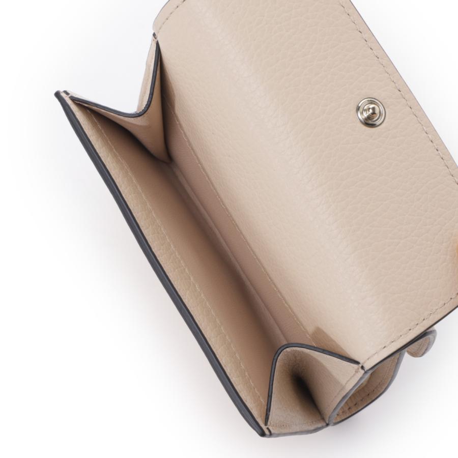クロエ Chloe 3つ折り財布 小銭入れ付き SMALL ALPHABET TRI-FOLD アルファベット バイカラー ピンク レディース ch25up718p47-6i4-earthypinkの画像