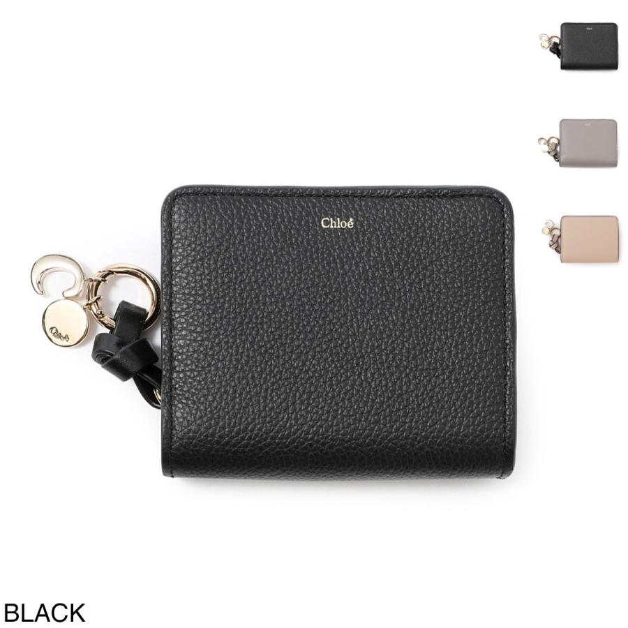 Chloe クロエ 2つ折り財布 小銭入れ付き ALPHABET レディース 