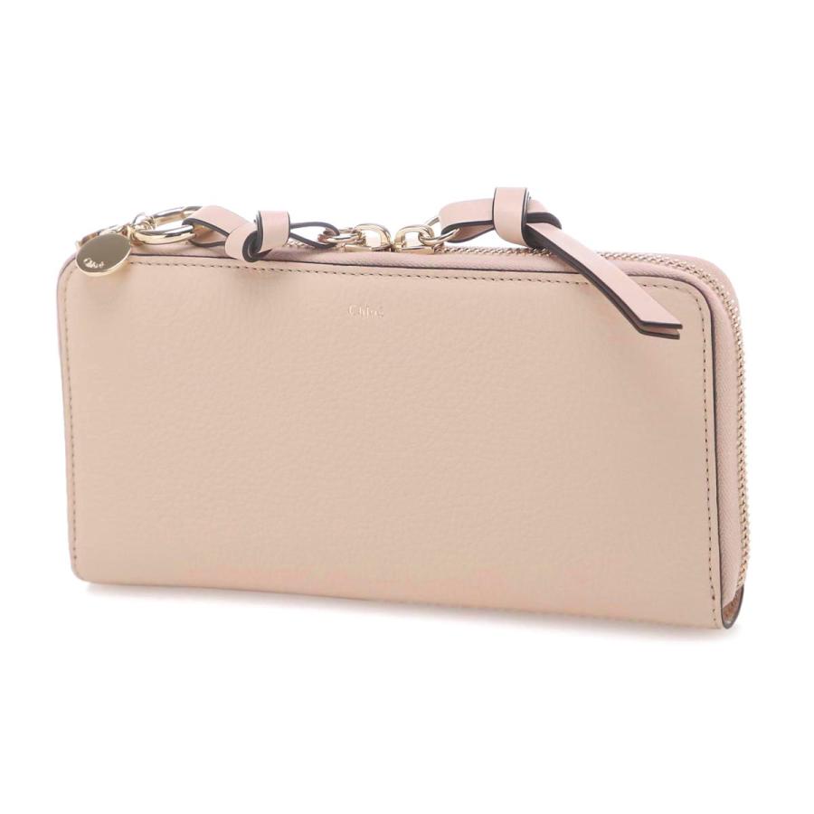 Chloe クロエ ラウンドファスナー 長財布 小銭入れ付き ALPHABET