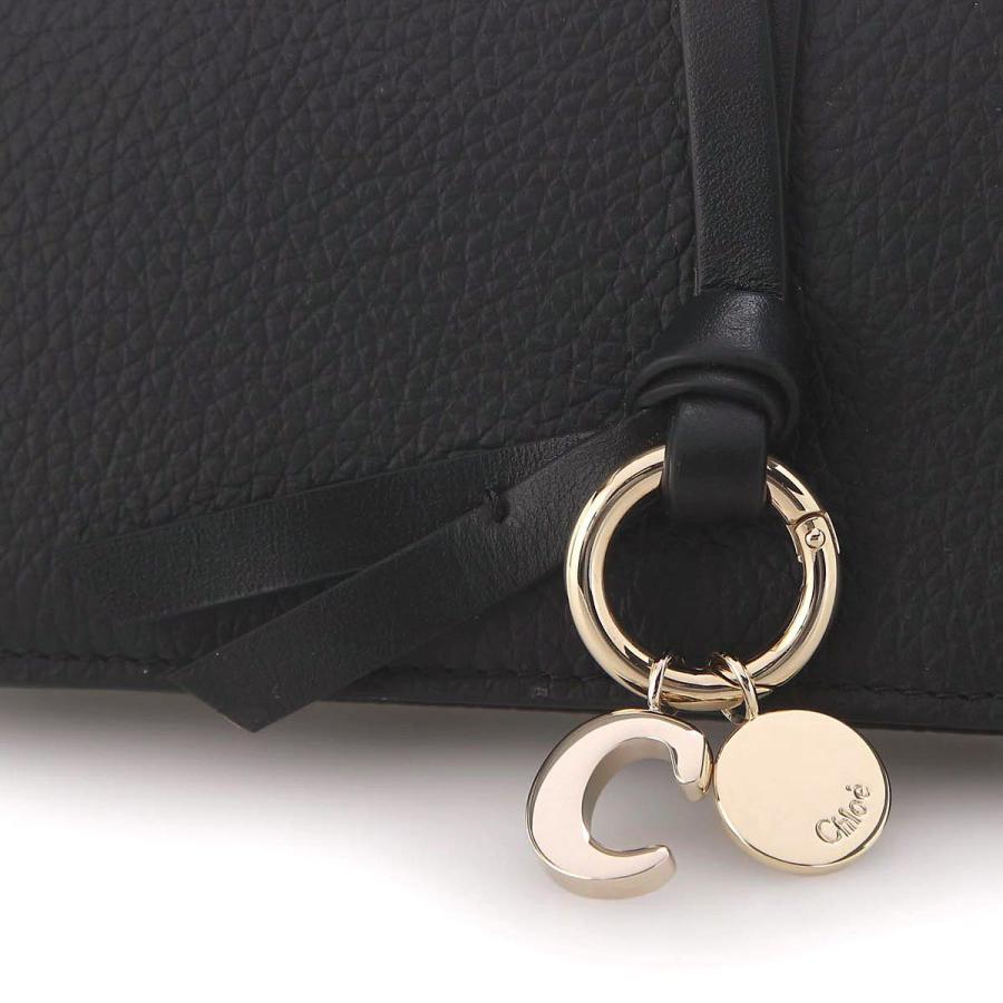 クロエ Chloe 長財布 小銭入れ付き ALPHABET レディース chc21wp942f57-001-blackの画像