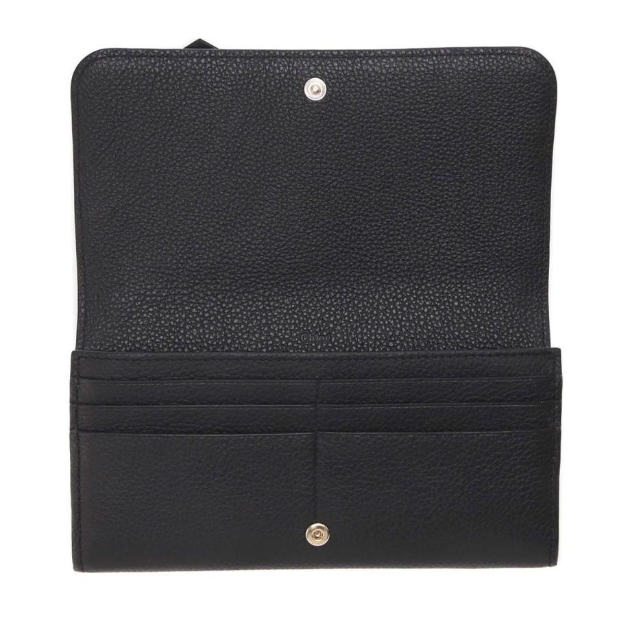 クロエ Chloe 長財布 小銭入れ付き ALPHABET レディース chc21wp942f57-001-blackの画像