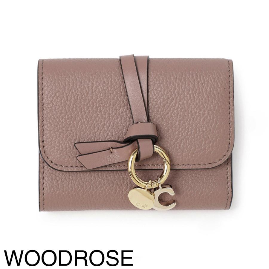 クロエ CHLOE 三つ折り財布 小銭入付き　新品　本物 Chloe クロエ 3つ折り財布 小銭入れ付き ALPHABET レディース