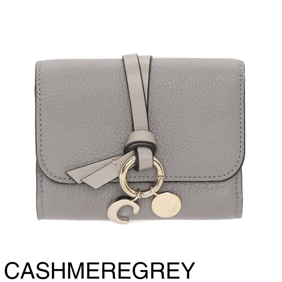 ✨極上美品・箱付き✨　Chloe クロエ　三つ折り　アルファベット　Cチャーム Chloe（クロエ） 三つ折り財布 ALPHABET アルファベット CHC21WP945F57