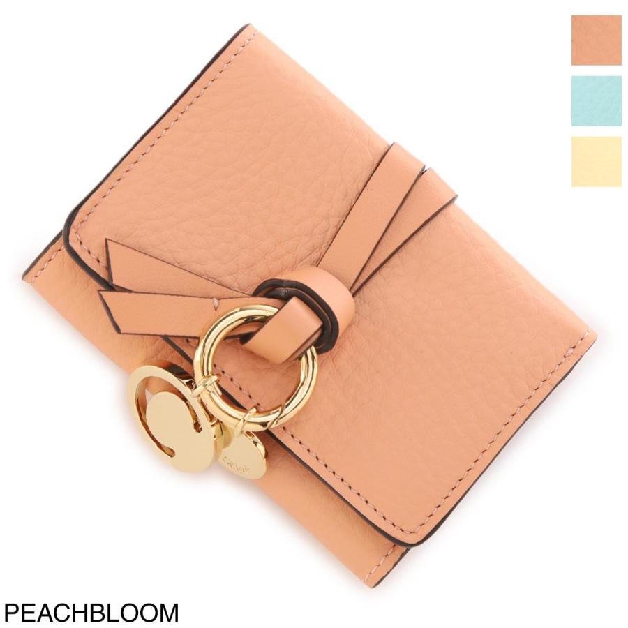 クロエ Chloe 3つ折り財布 小銭入れ付き ALPHABET アルファベット レディース chc20wp946d83-6i1-peachbloom :p946d83:モダンブルーYahoo!店 - 通販 - Yahoo!ショッピング