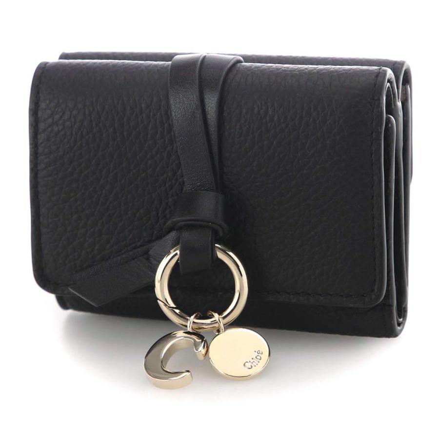 Chloe クロエ 3つ折り財布 小銭入れ付き ALPHABET レディース