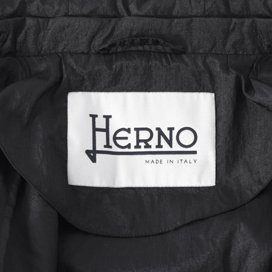 ヘルノ HERNO フーデッド コート SHINY TECH CRINKLE シャイニーテッククリンクル ロング パーカ 大きいサイズあり ブルー レディース pa000077d-12701-9200の画像