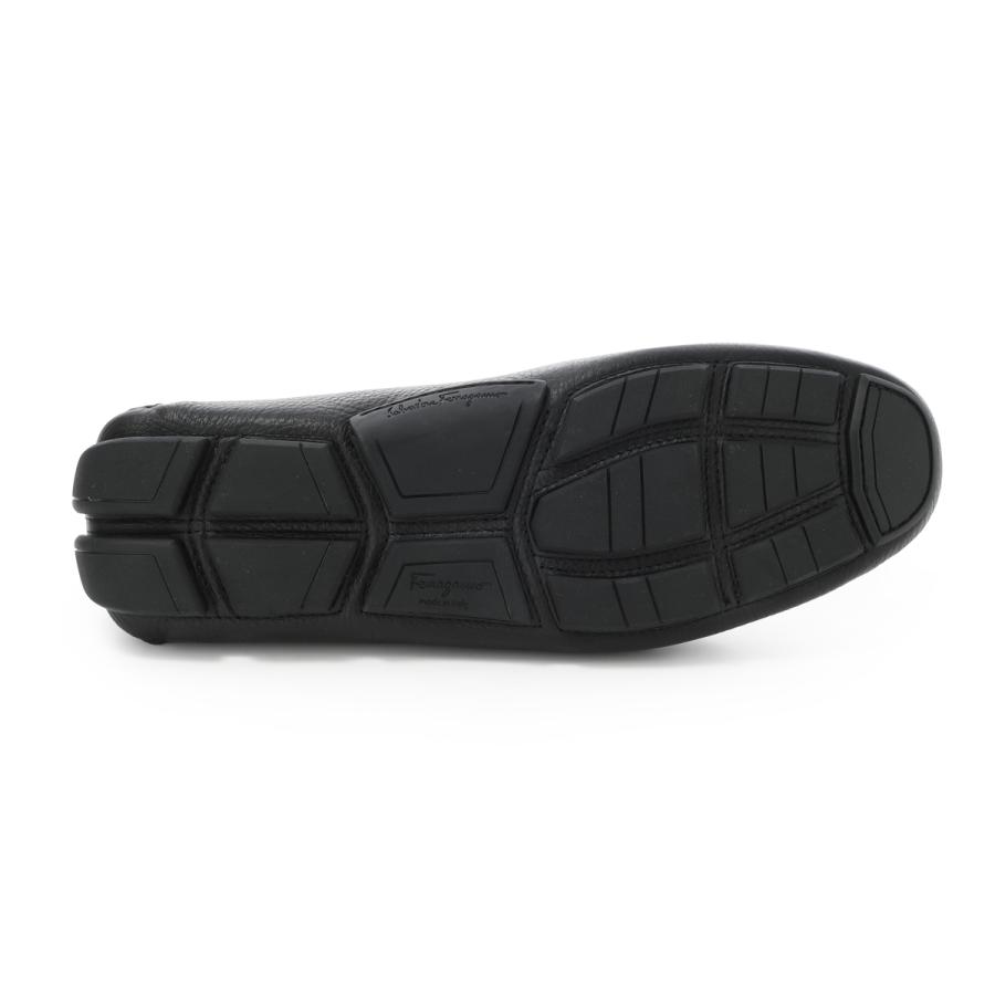 フェラガモ FERRAGAMO ドライビングシューズ PARIGI NEW 大きいサイズあり ブラック メンズ parigi-new-02c398-755610-nero-lightgreyの画像