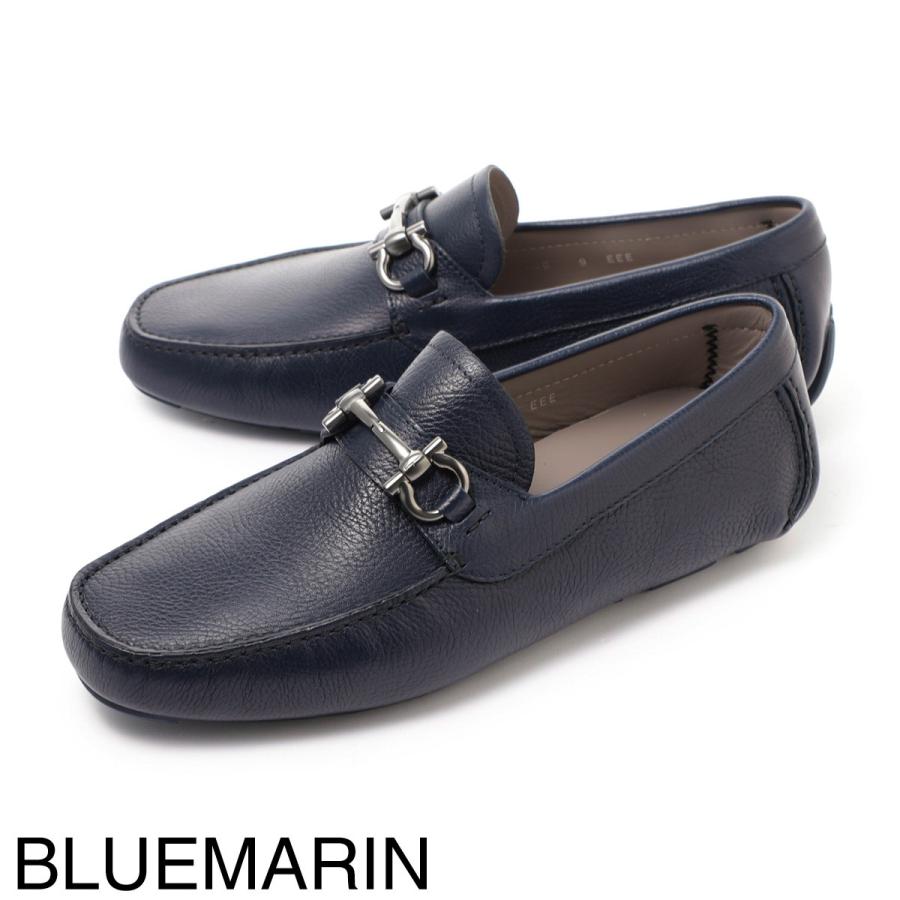 フェラガモ　グレー スエードドライビングシューズ　モカシン　ローファー FERRAGAMO フェラガモ ドライビングシューズ PARIGI NEW ワイズ