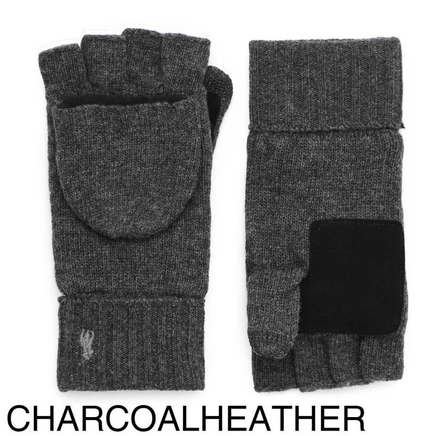 [あす着] ポロラルフローレン POLO RALPH LAUREN ミトン付き フィンガーレス ニットグローブ 手袋 メンズ レディース POLO RALPH LAUREN（ポロ・ラルフローレン） ミトン付き フィンガー