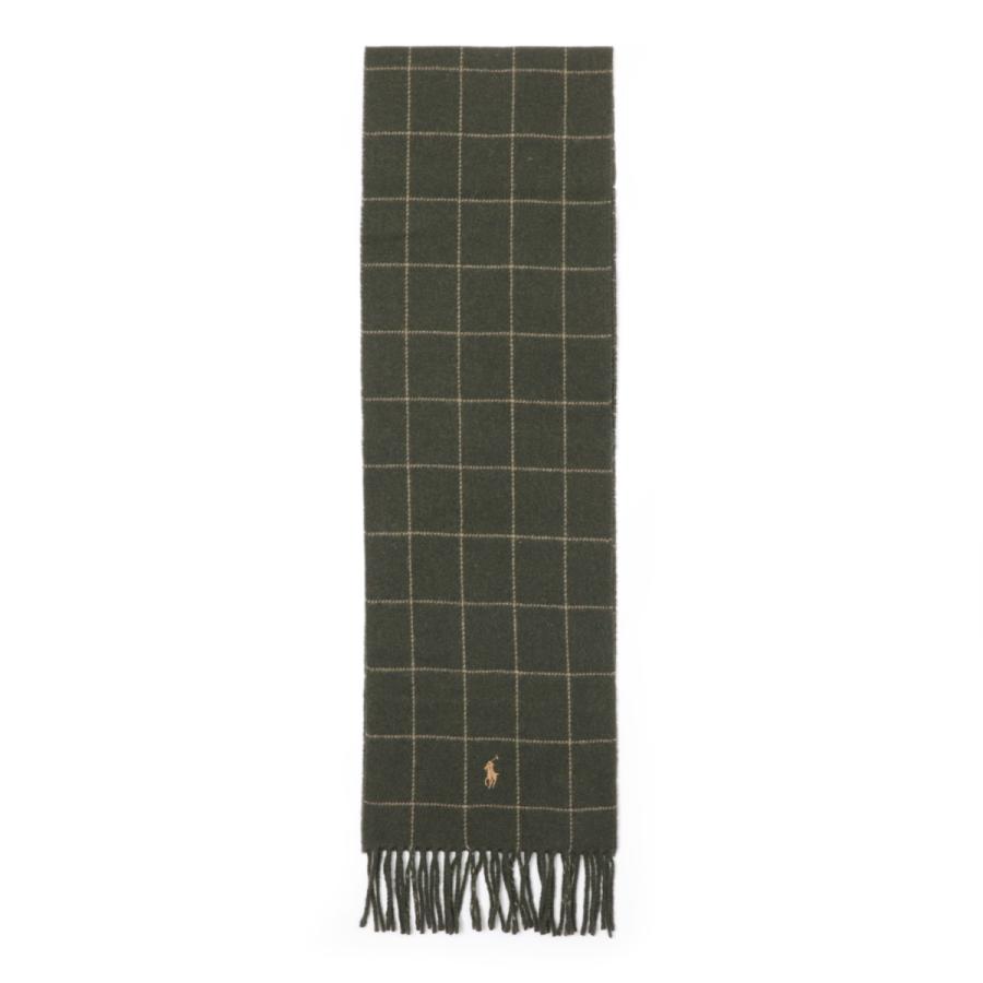 ポロラルフローレン POLO RALPH LAUREN マフラー REVERSIBLE WINDOWPANE SCARF メンズ pc0743-303｜mb-y｜07