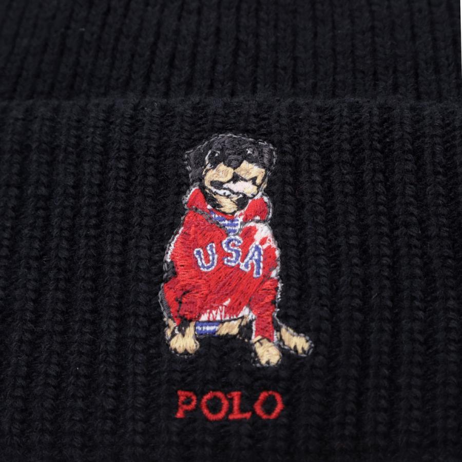 POLO RALPH LAUREN（ポロ・ラルフローレン） ニットキャップ USA DOG