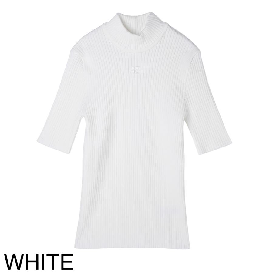 クレージュ courreges モックネック半袖ニット レディース permpu026