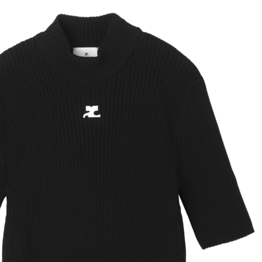 クレージュ courreges モックネック半袖ニット レディース permpu026