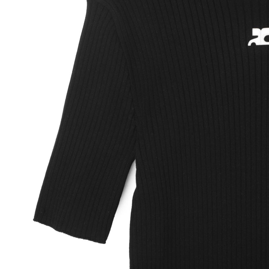クレージュ courreges モックネック半袖ニット レディース permpu026