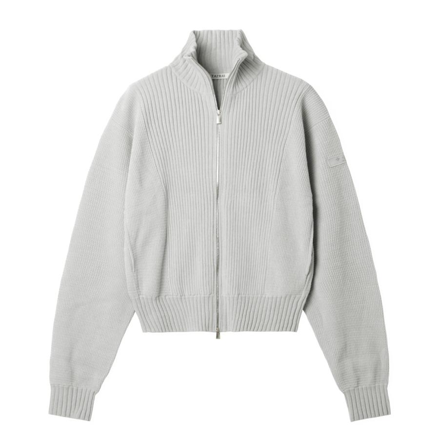 タトラス TATRAS ニットブルゾン PETRA ペトラ 大きいサイズあり グレー レディース petra-lckz0347053588-007-lgray