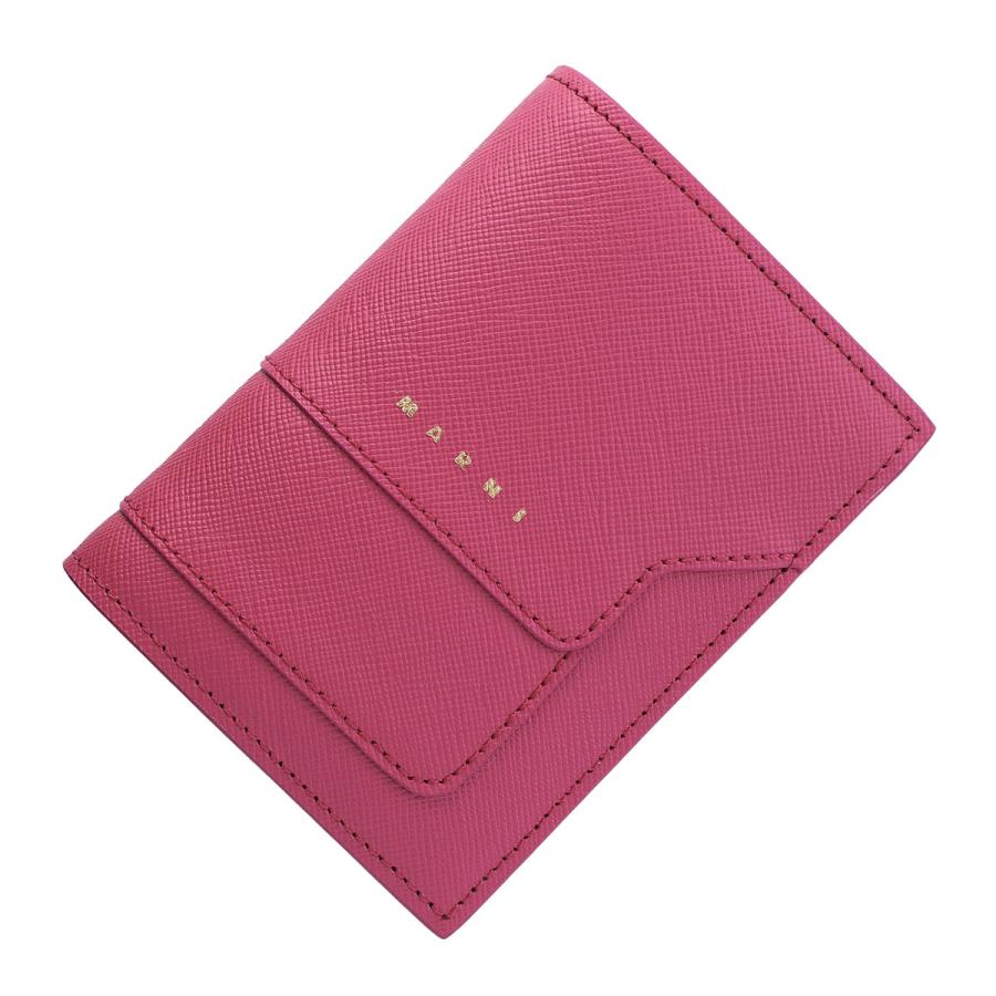 MARNI 二つ折り財布 ボルドー/ピンク/ネイビー MARNI 二つ折り財布 ボルドー/ピンク/ネイビー MARNI 二つ折り財布