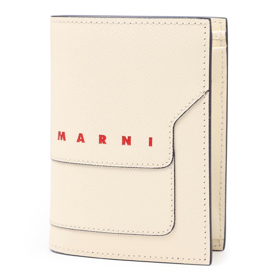 MARNI マルニ 2つ折り財布 小銭入れ付き ホワイト レディース MARNI マルニ 2つ折り財布 小銭入れ付き ホワイト レディース