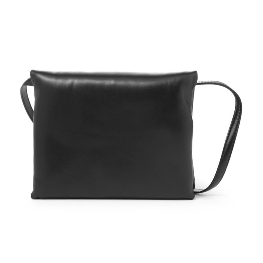 MARNI ブラックショルダーバッグ Marni レザーショルダーバッグ | ブラック | FARFETCH JP
